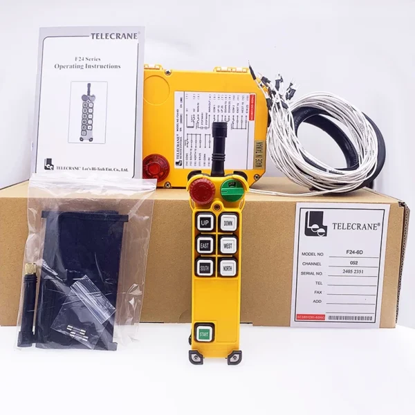 รีโมทย์เครนไร้สาย F24 F24+ TELECRANE